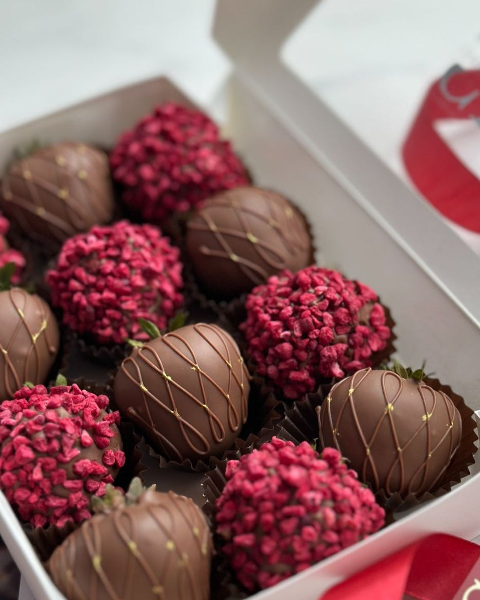 Strawberry and chocolate Box